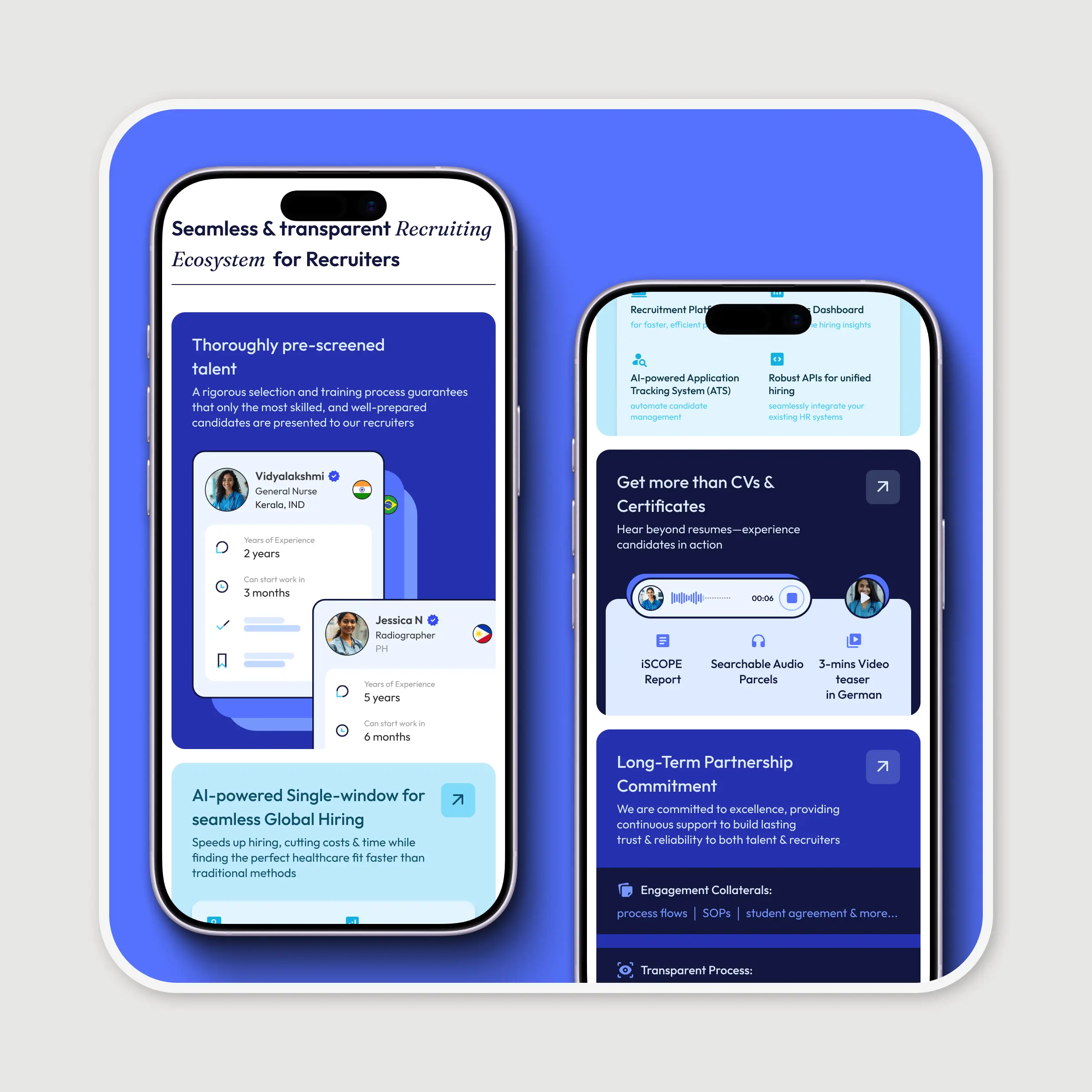 UI/UX designs