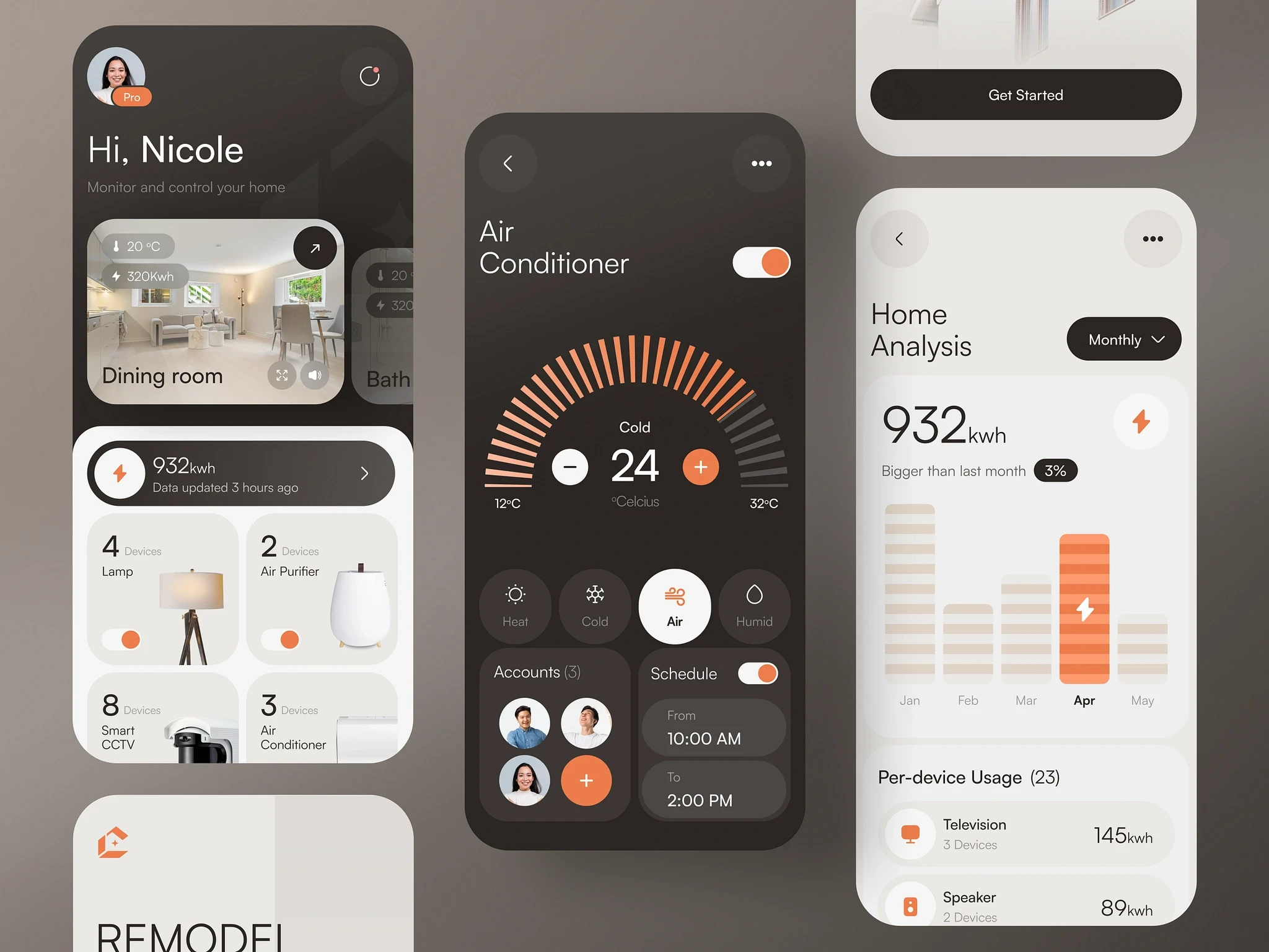 Smart home apps