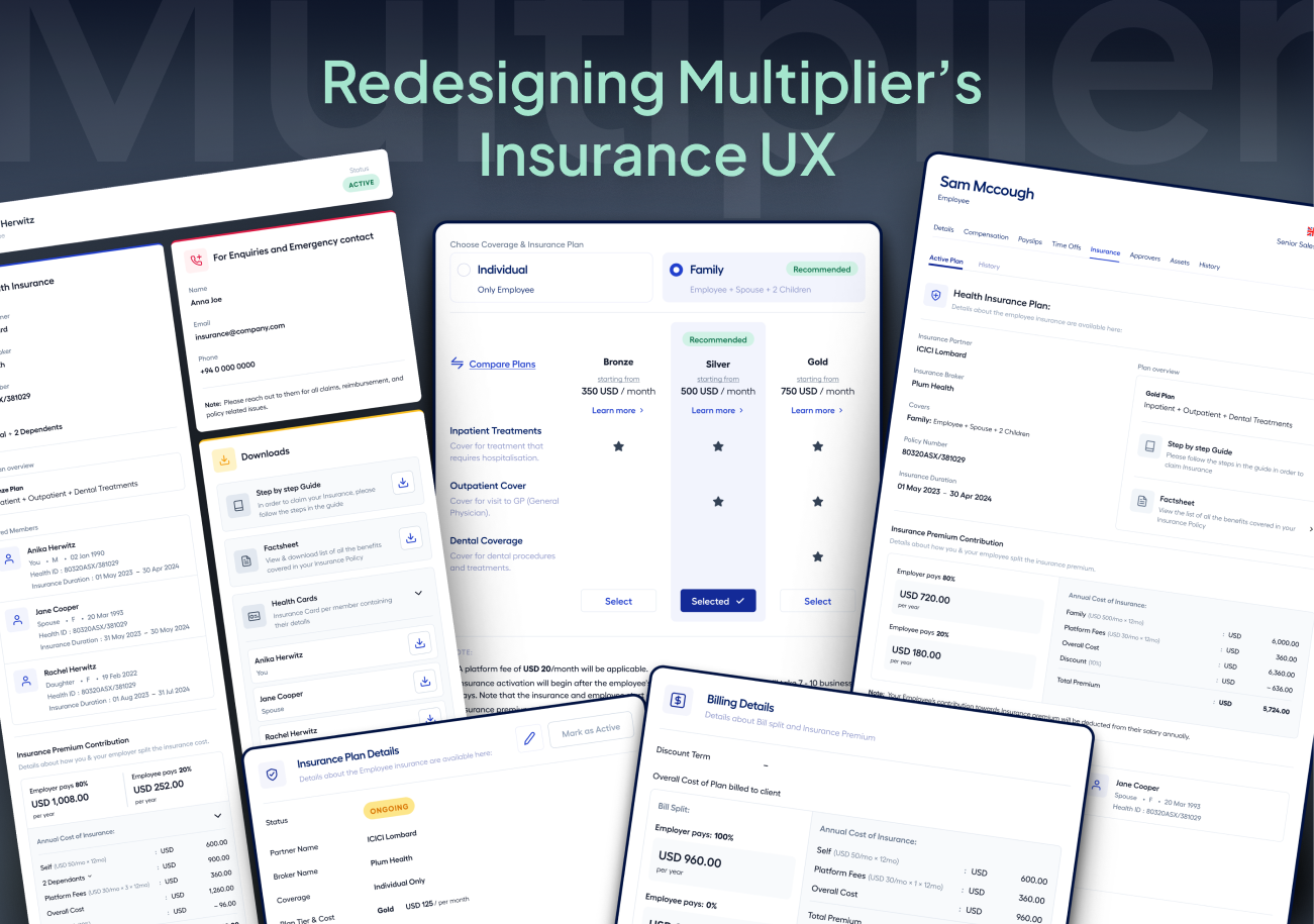 Designing Insurance case study preview image