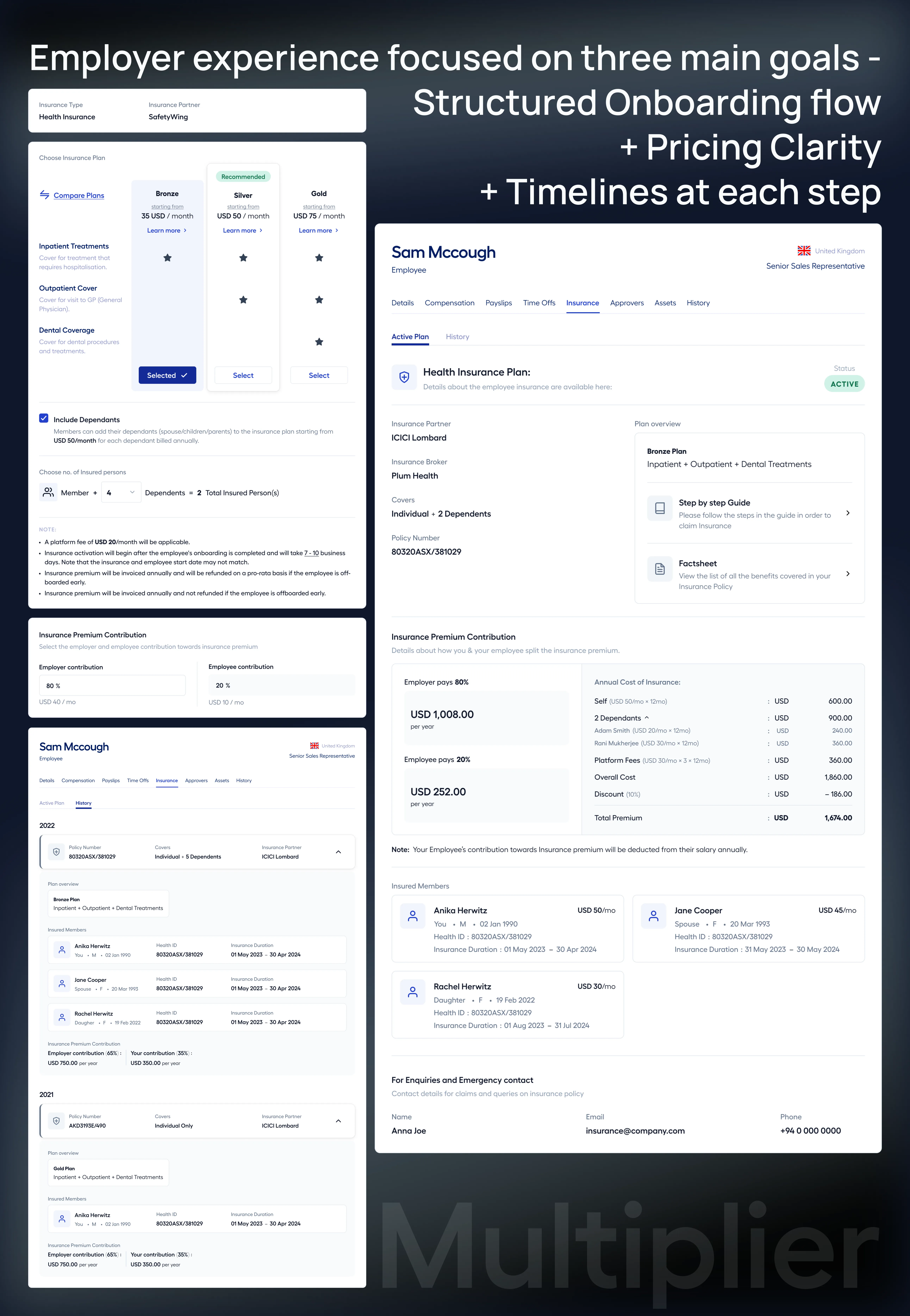 Employer Experience Changes