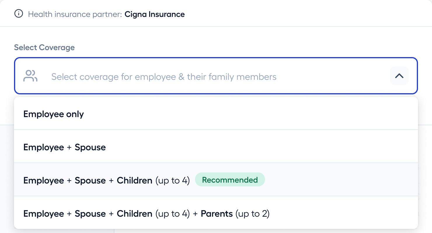 New Coverage Options
