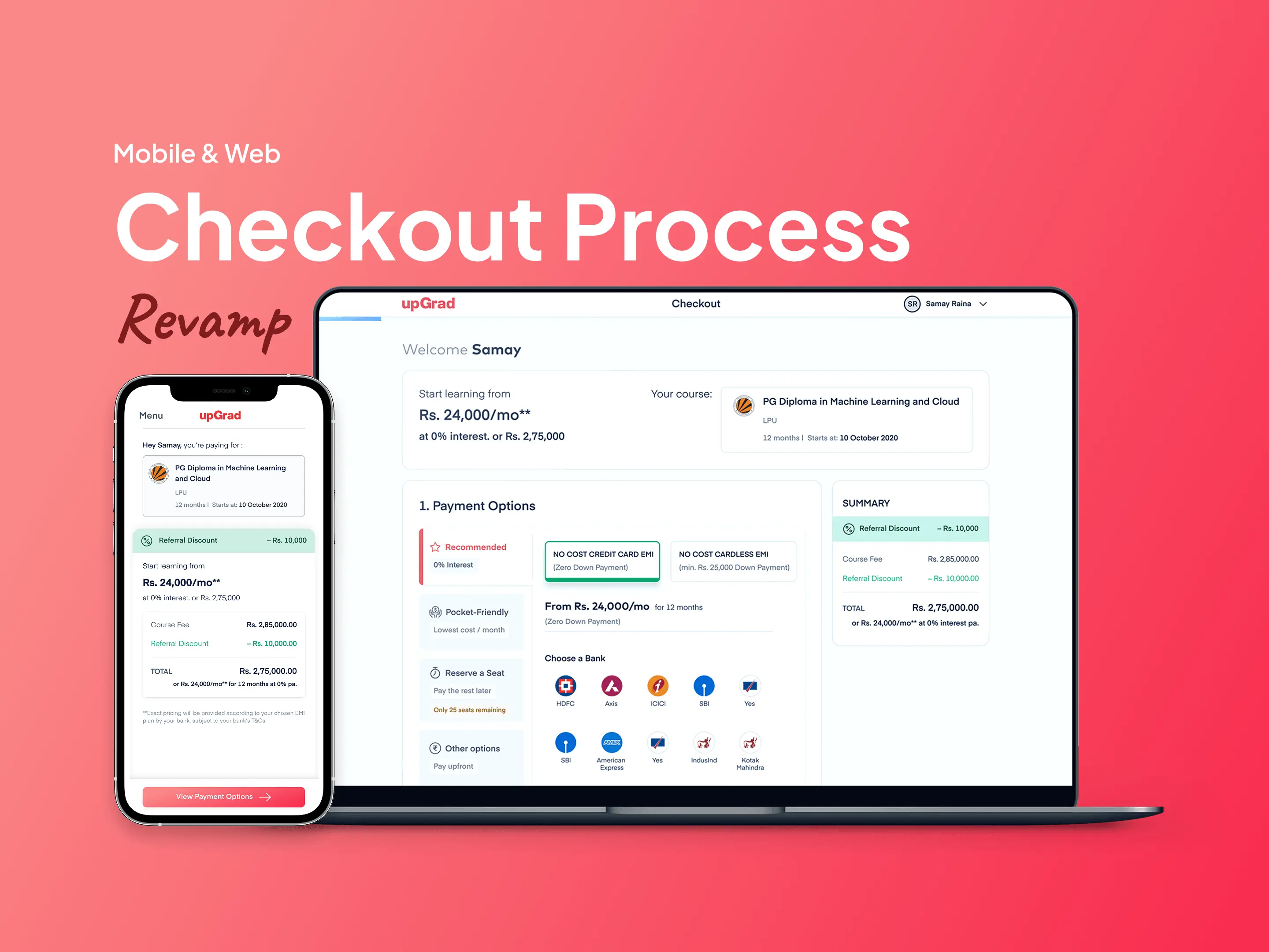 upGrad Checkout