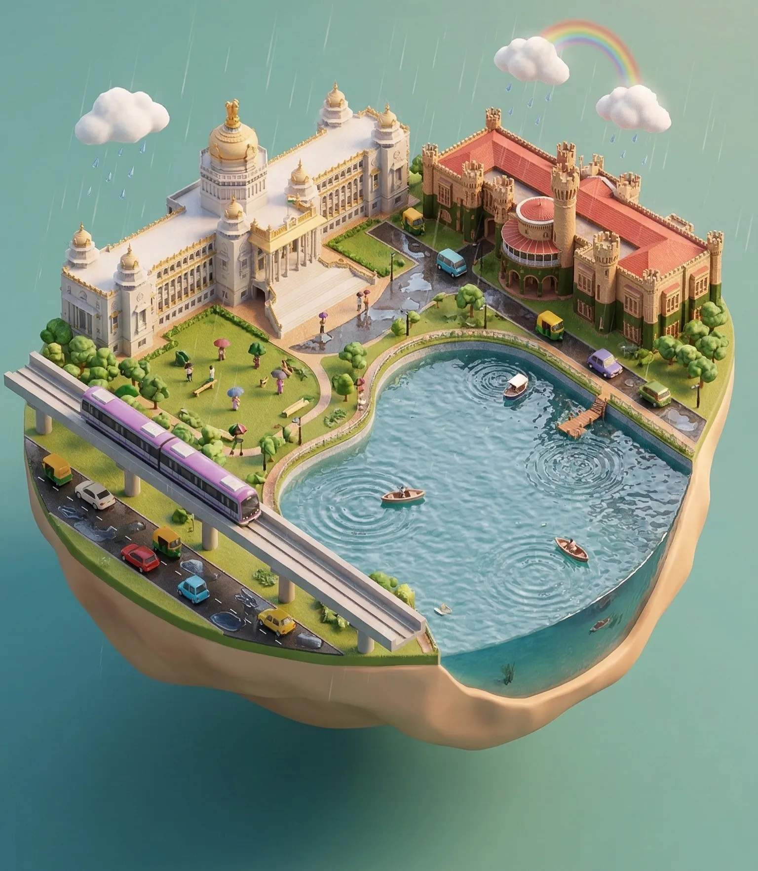 Bengaluru Miniature City Block