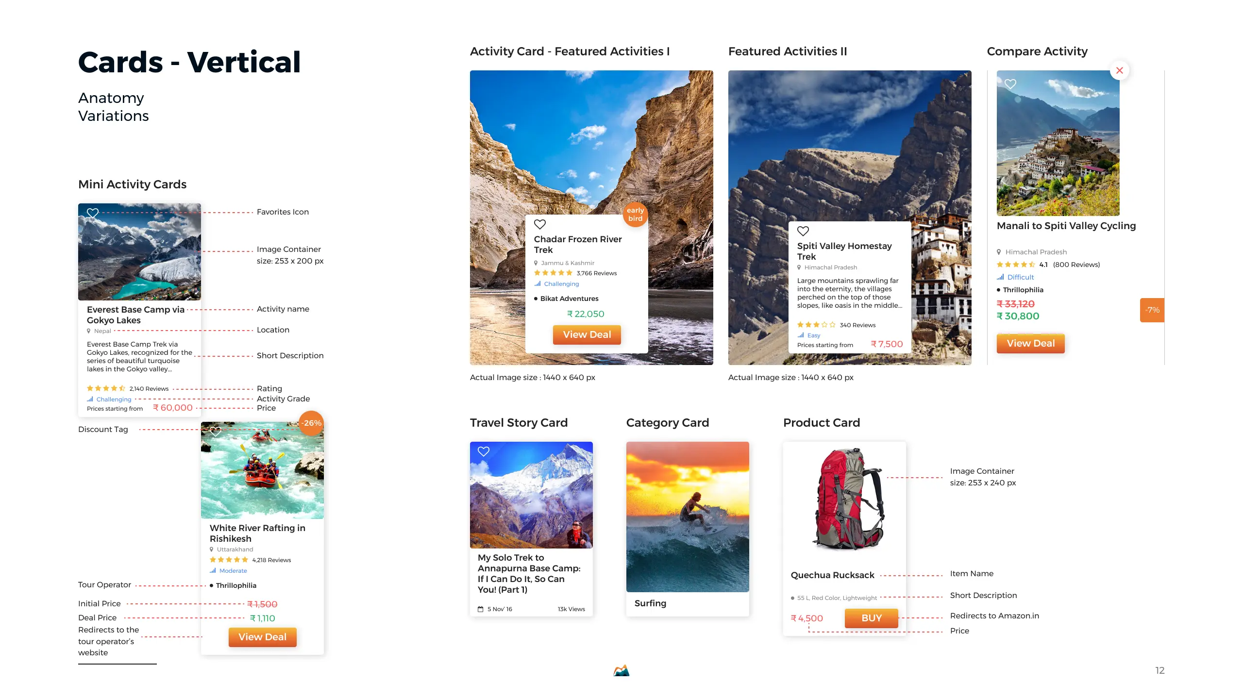 Montero Style Guide - Activity Cards