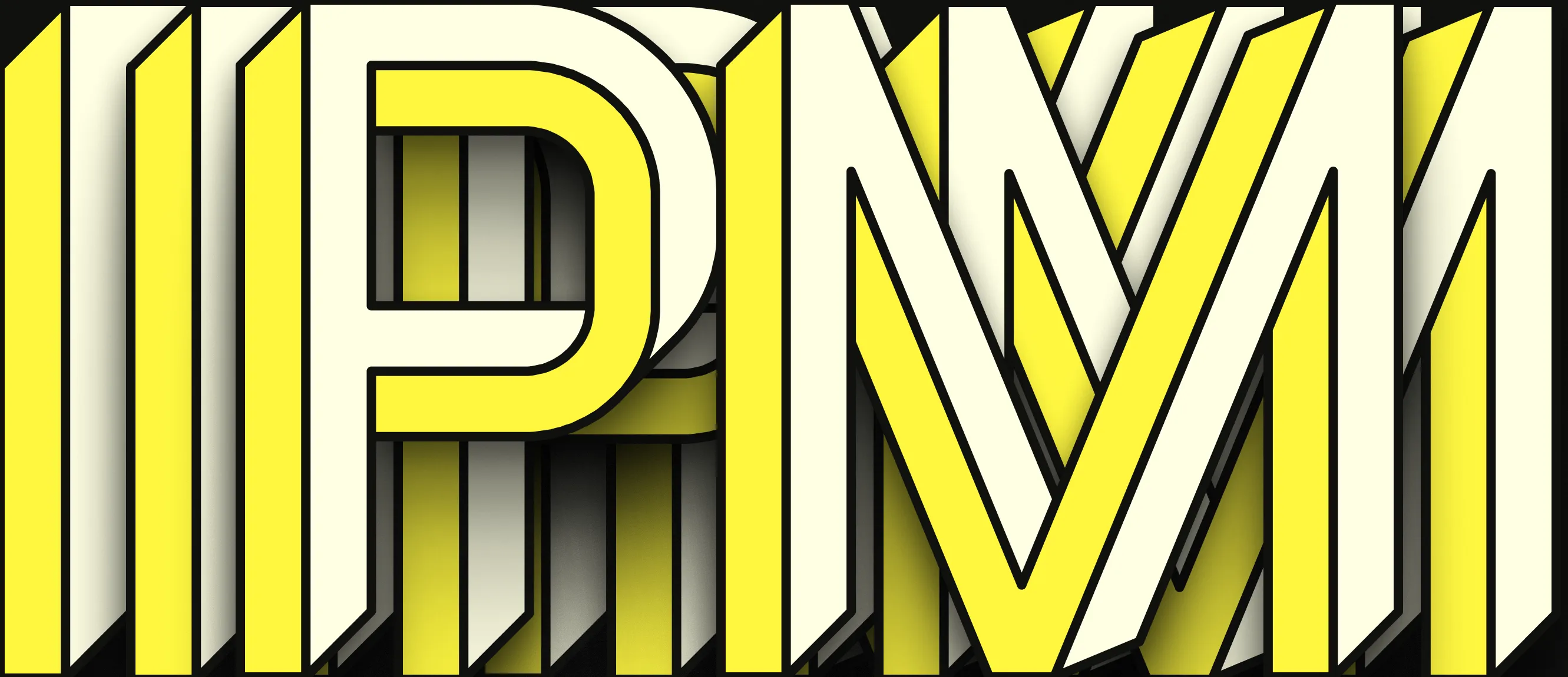 My initials in an optical illusion